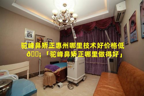 驼峰鼻矫正惠州哪里技术好价格低 🐡 「驼峰鼻矫正哪里做得好」